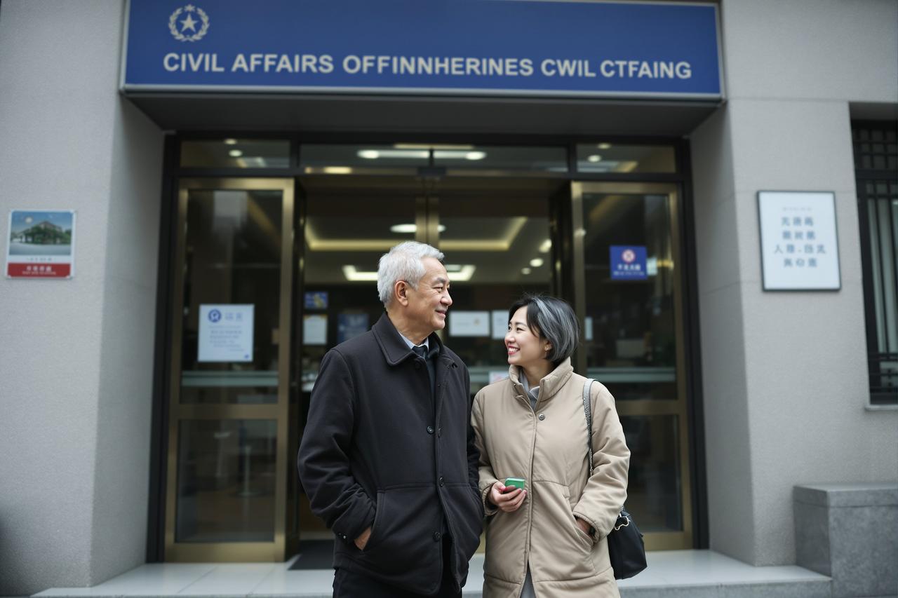 某老牌男星疑似再婚,被拍到与年轻女子领结婚证